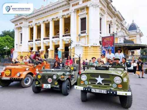 Khám phá thành phố Hà Nội bằng Jeep - Nửa ngày (4 giờ)